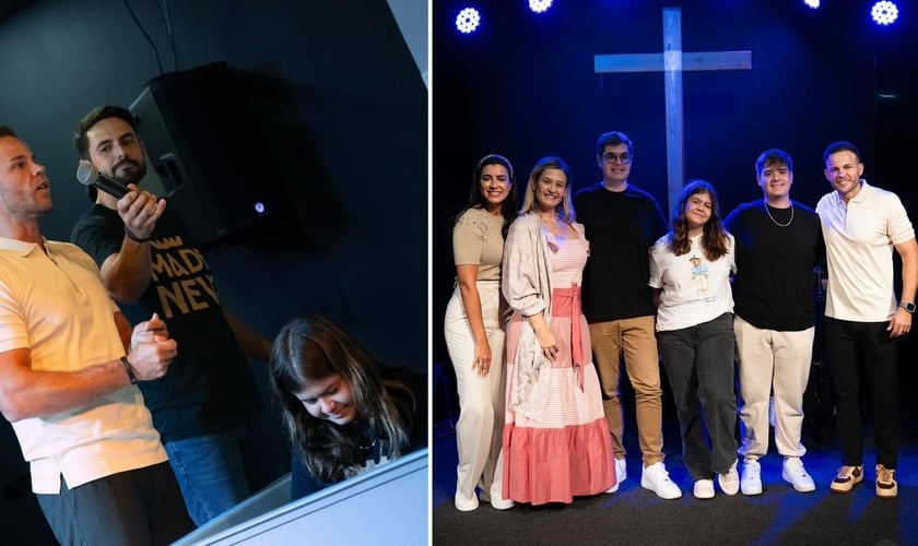 Valentina levou toda a sua família a Jesus. (Foto: Reprodução/Instagram/Reino Graça Church)