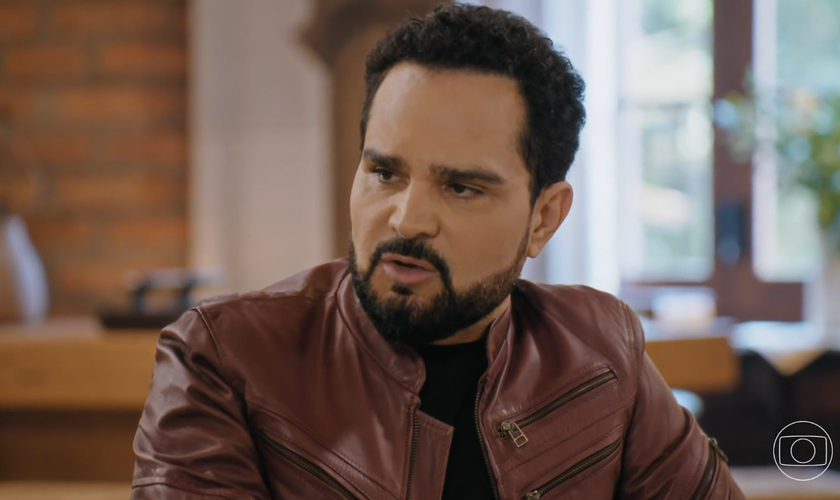 Luciano Camargo no Viver Sertanejo. (Foto: Reprodução/TV Globo)
