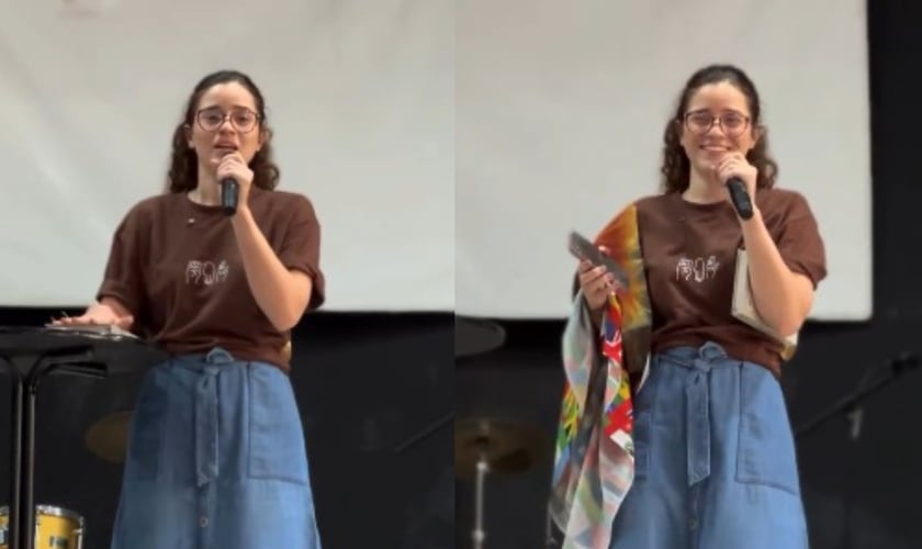 Giovana Batista foi curada durante treinamento da JOCUM. (Foto: Reprodução/Instagram/EMF - ESCOLA MISSIONÁRIA DE FÉRIAS).