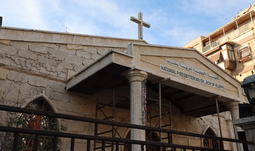 Fachada da Igreja Presbiteriana da Síria. (Foto representativa: Portas Abertas)