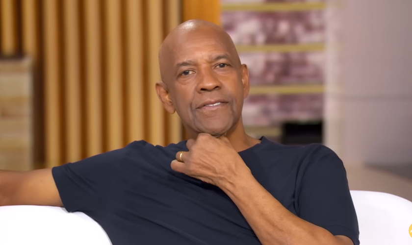Denzel Washington. (Foto: Reprodução/YouTube/Good Morning America)