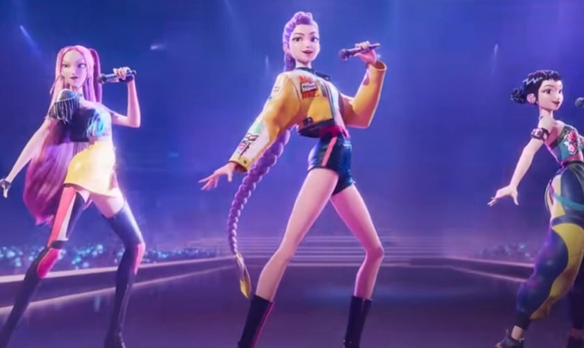As Guerreiras do K-pop. (Foto: Reprodução/YouTube/Netflix Brasil)