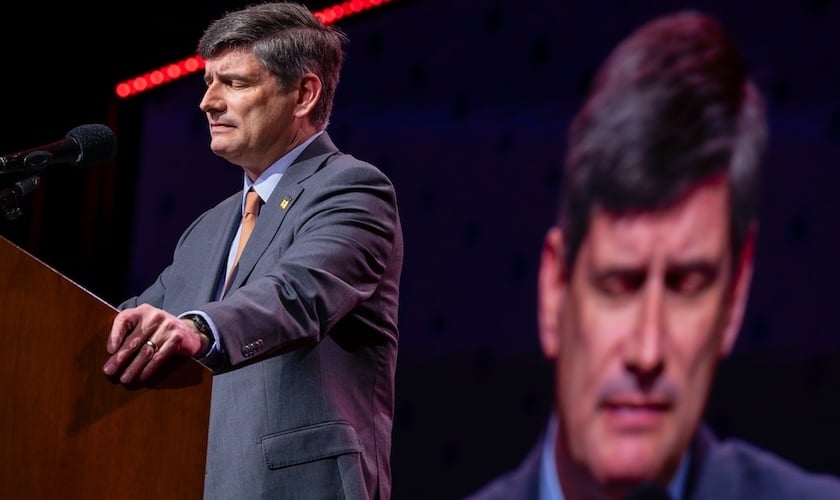 Will Graham pregou no terceiro dia do 4º Congresso Europeu de Evangelização, realizado em Berlim. (Foto: BGEA)