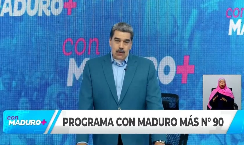Nicolás Maduro. (Foto: Reprodução/YouTube/Nicolás Maduro).