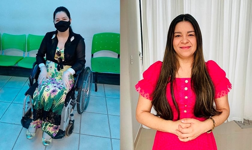 Taiane Colares Gali foi curada da Síndrome de Behçet. (Foto: Site Mulher Cristã).