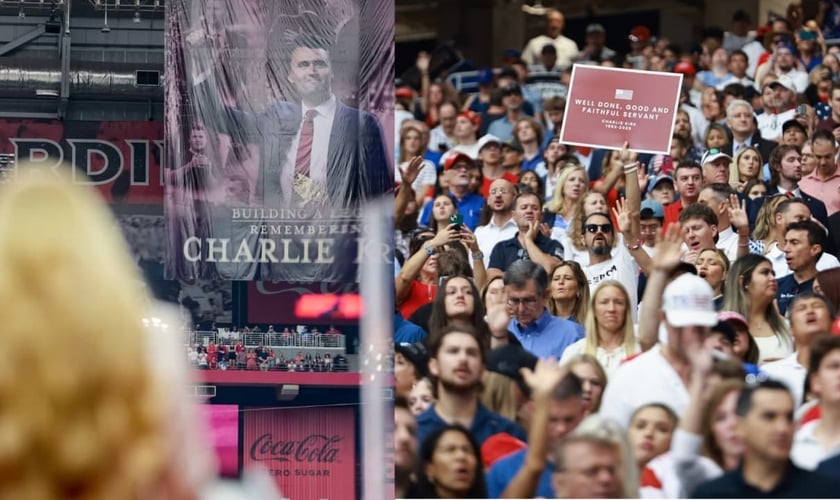 Uma multidão se despediu de Charlie Kirk. (Foto: Instagram/Turning Point USA).