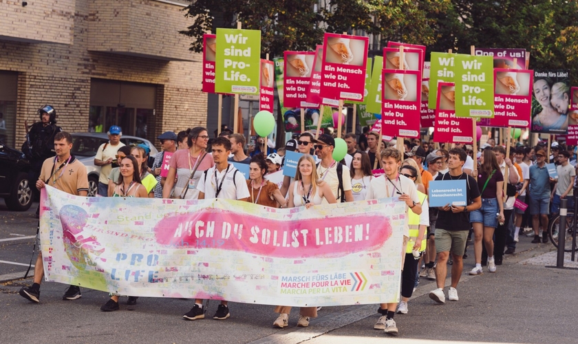 Marcha Pela Vida 2025 em Zurique, Suíça. (Foto: Marcha pela Vida)
