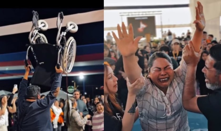 Muitos foram salvos e curados na cruzada. (Foto: Reprodução/Instagram/Revival Latino).