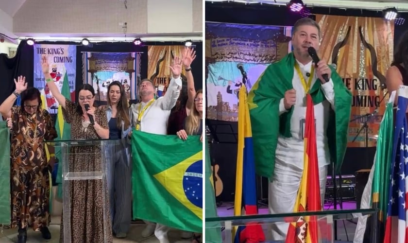 Líderes como Joel Engel e Ana Paula Valadão levantaram um clamor. (Foto: Ministério Engel)