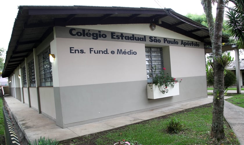 O Colégio Estadual São Paulo Apóstolo registrou uma ocorrência contra o aluno cristão. (Foto: Ari Dias/Agência de Notícias do Governo do Estado do Paraná).