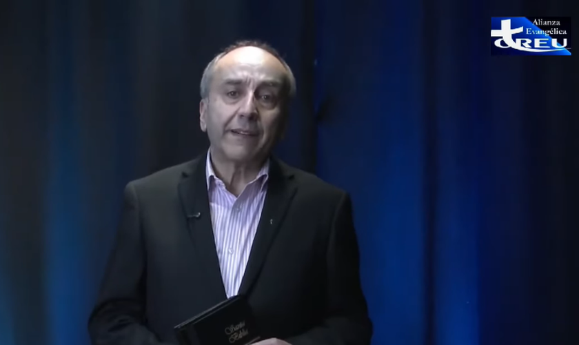 O pastor Louder Garabedian, presidente do Conselho de Representatividade Evangélica do Uruguai. (Captura de tela/Facebook/AEL)