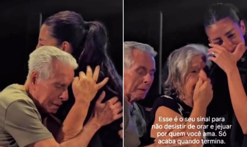 Maria Luquet com os avós. (Foto: Reprodução/Istagram/Maria Luquet).