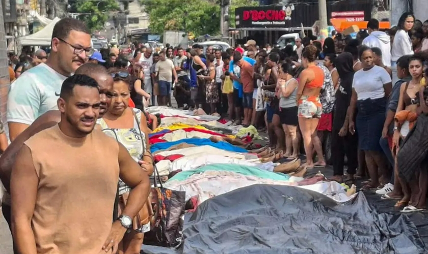 Policiais militares declararam que Jesus é a resposta para o Estado. (Foto: Reprodução/Agência Brasil)