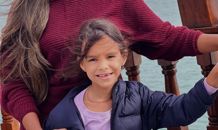 A pequena Cecília Cândido Duarte. (Foto: Arquivo pessoal)