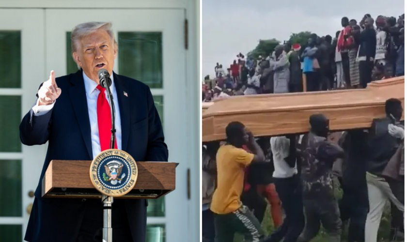 Donald Trump; funeral de cristãos assassinados na Nigéria. (Foto: White House / Instagram/Hananya Naftali)