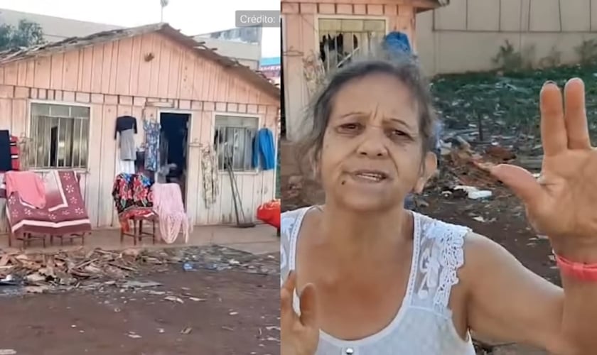 O casal Ademilson e Rosa testemunhou o livramento que viveu. (Foto: Reprodução/YouTube/UOL).