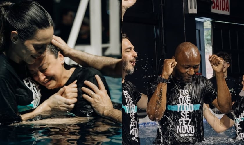 A Abba Pai Church celebrou a decisão por Cristo dos novos convertidos. (Foto: Instagram/Abba Pai Church).