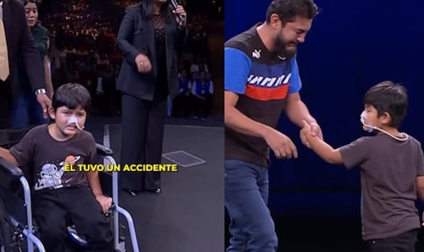  Daniel foi curado por Deus durante um culto na Guatemala. (Foto: Reprodução/Instagram/Casa De Dios).