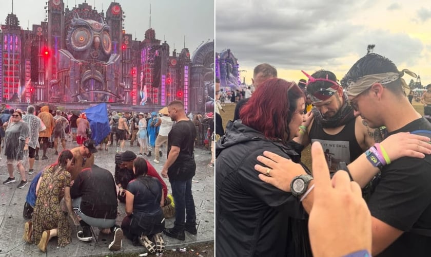 Muitos participantes do festival EDC aceitaram Jesus. (Foto: Reprodução/Instagram/Philip Renner).