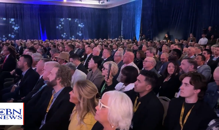 Organizadores descrevem o evento como a maior reunião desde a criação do Estado de Israel. (Captura de tela/CBN News)