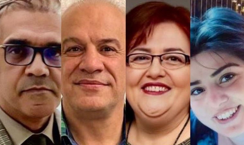 Da esquerda para a direita: Nasser Navard Gol-Tapeh, Joseph e Lida Shahbazian e Aida Najaflou. (Foto: Reprodução/ICC)