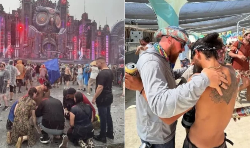 A missão pregou em festivais de música e raves nos EUA. (Foto: Reprodução/Instagram/Philip Renner).