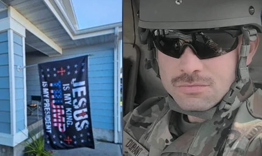 O sargento Robert Durrant. (Foto: First Liberty Institute).