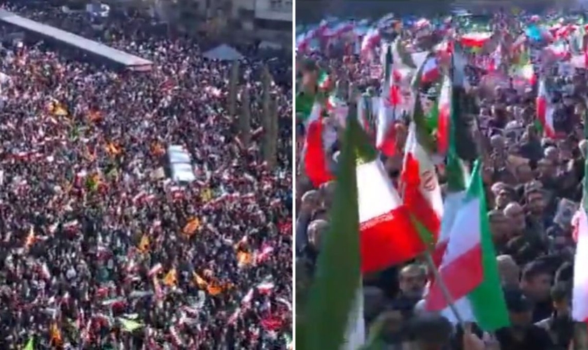 Protestos em Teerã. (Foto ReproduçãoXMundo News)