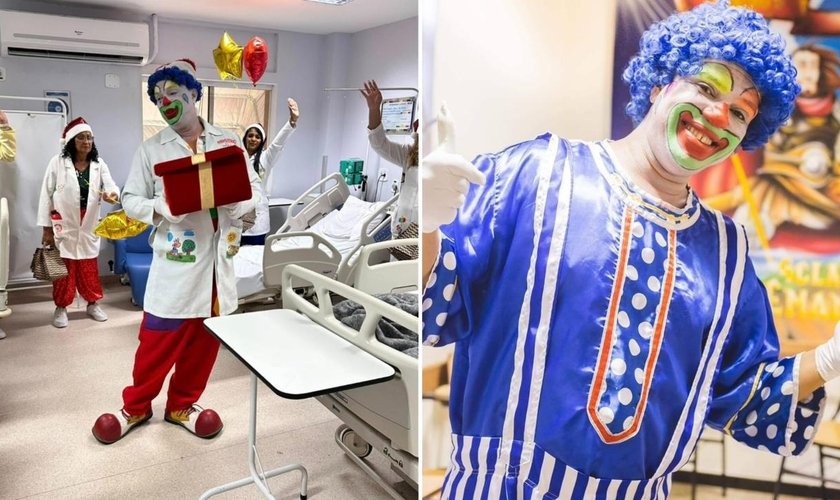 Palhaço Alegria. (Foto: Reprodução/Facebook/Palhaço Alegria)