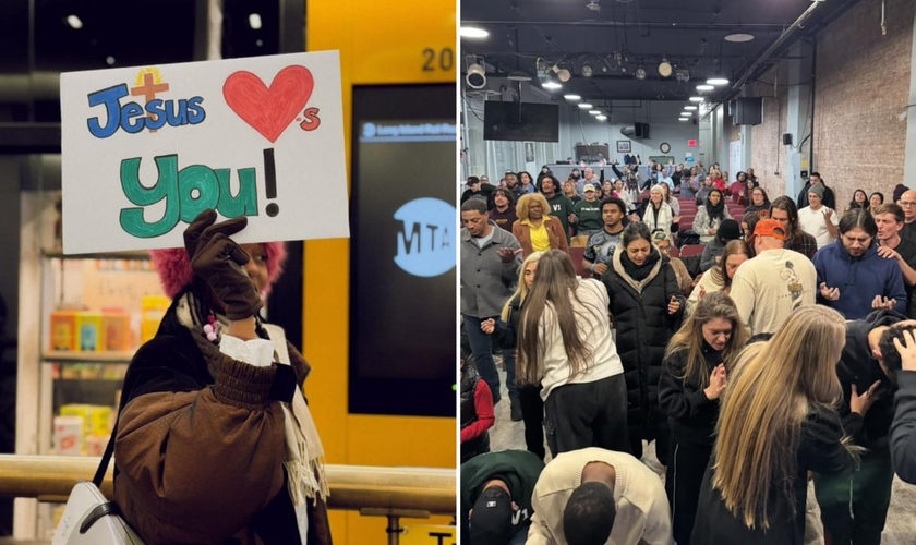 O evangelismo em Nova York. (Foto: Reprodução/Instagram/Philip Renner)