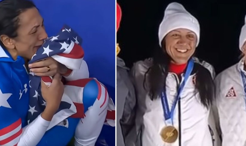 Elana Meyers Taylor. (Foto: Reprodução/YouTube/Olympics)