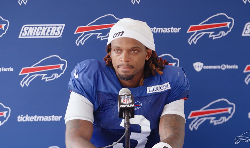 Damar Hamlin. (Foto: Reprodução/Buffalo Bills)