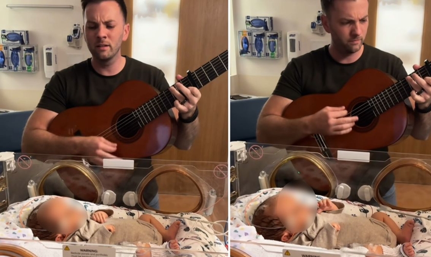 Daniel Van Horn e o filho. (Foto: Reprodução/Instagram/Daniel Van Horn)