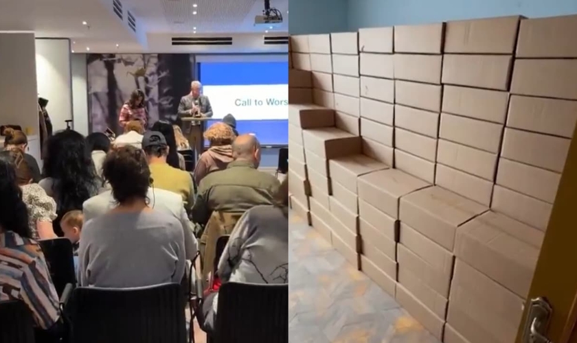 Uma igreja local na Armênia já possui milhares de Bíblias para enviar ao Irã. (Foto: Reprodução/CBN News).