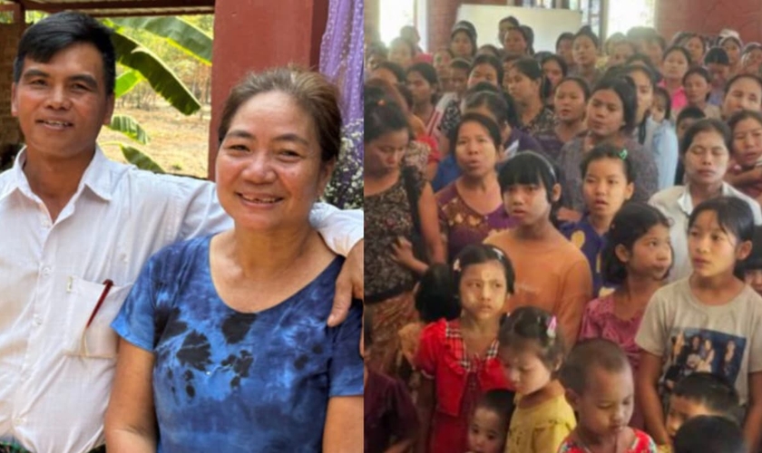 Joe e San anunciam Jesus ao seu povo. (Foto: God Reports).