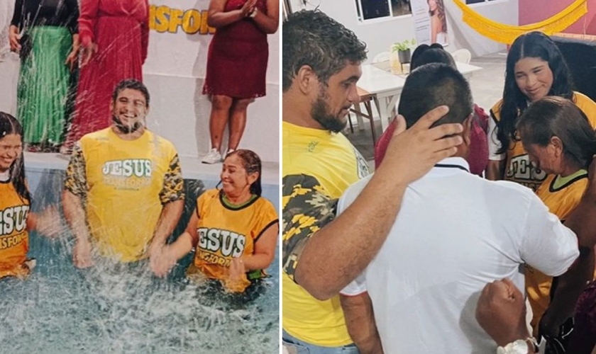 A família foi transformada pelo poder de Deus. (Foto: Reprodução/Instagram/Igreja Batista Água Viva)