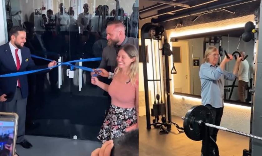 A academia é um projeto social da Igreja Adventista de Curitiba. (Foto: Reprodução/Instagram/Ellen Cristine).