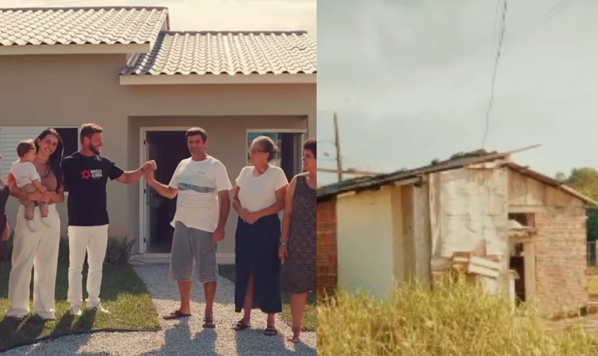 A Abba Pai Church forneceu uma moradia digna à família de 6 pessoas. (Foto: Reprodução/Instagram/Abba Pai Church).