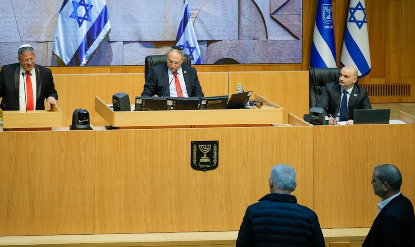 Knesset aprova projeto de lei sobre pena de morte para terroristas, 30 de março de 2026. (Foto: KNESSET)