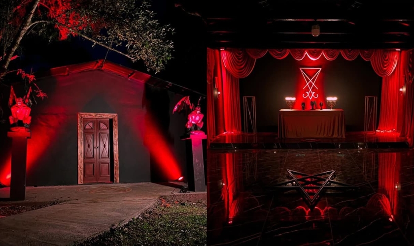  A “Igreja de Lúcifer” será inaugurada em Porto Alegre. (Foto: Instagram/mestre.lukas).