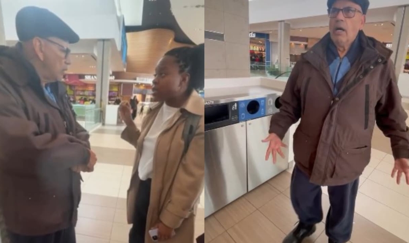 O muçulmano passou a caminhar normalmente após orações. (Foto: Reprodução/  Instagram/Alisha Beth).