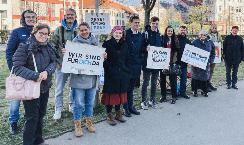 Grupo pró-vida austríaco Jugend Für Das Leben. (Foto: JFDL)