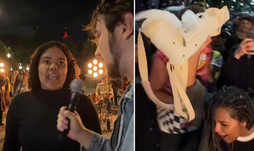 Muitos jovens foram curados no local. (Foto: Reprodução/Instagram/Luca Martini)