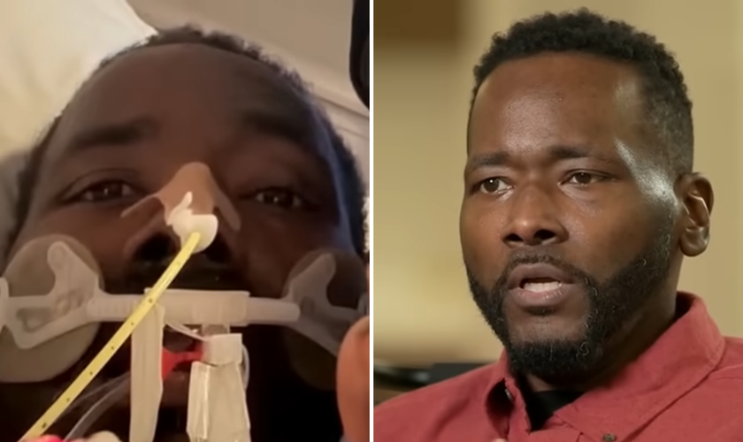 O ator Quinton Aaron, de ‘Um Sonho Possível’, fala abertamente sobre internação e visão de Jesus. (Captura de tela/YouTube/Good Morning America)