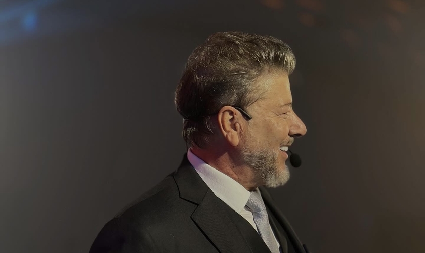 Joel Engel no Alinhamento Profético 2026. (Foto: Ministério Engel)