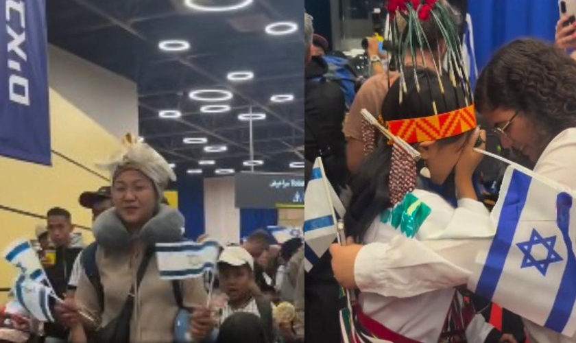 Os recém-chegados foram recebidos com festa em Israel. (Foto: Reprodução/Instagram/Ministry of Aliyah and Integration).