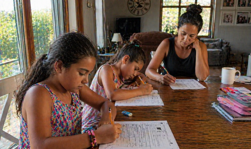 O juiz criticou a justificativa da mãe, que disse buscar o reconhecimento do homeschooling no país. (Imagem ilustrativa gerada por IA)