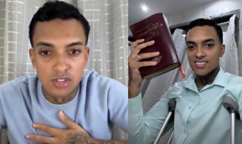 O MC Brinquedo anunciou sua conversão a Jesus. (Foto: Reprodução/Instagram/MC Brinquedo).