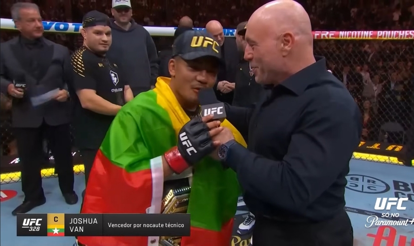 Joshua Van. (Foto: Reprodução/YouTube/UFC Brasil).