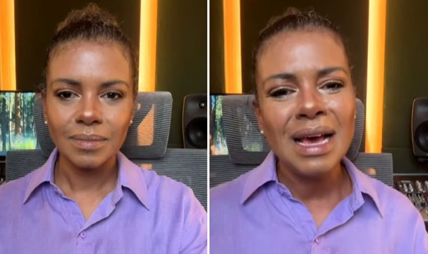 Nívea Soares. (Foto: Reprodução/YouTube/Karina Bacchi)